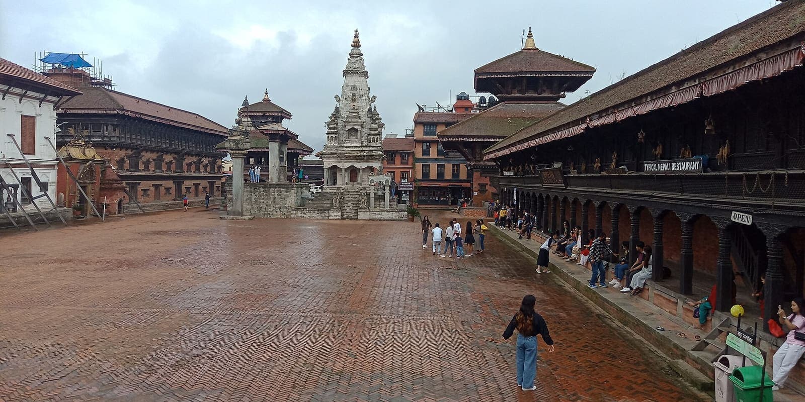 Bhaktapur potters’ square, drying clay